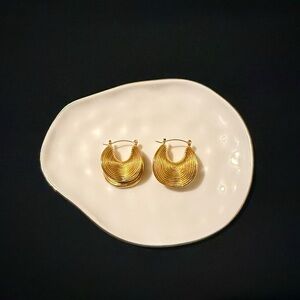 Elegant Gold Hoop Earrings